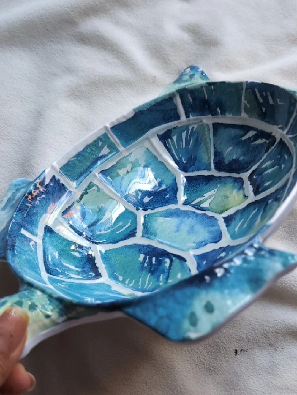 Pier 1 Melamine Sea Turtle 3 Plates And Bowl Set